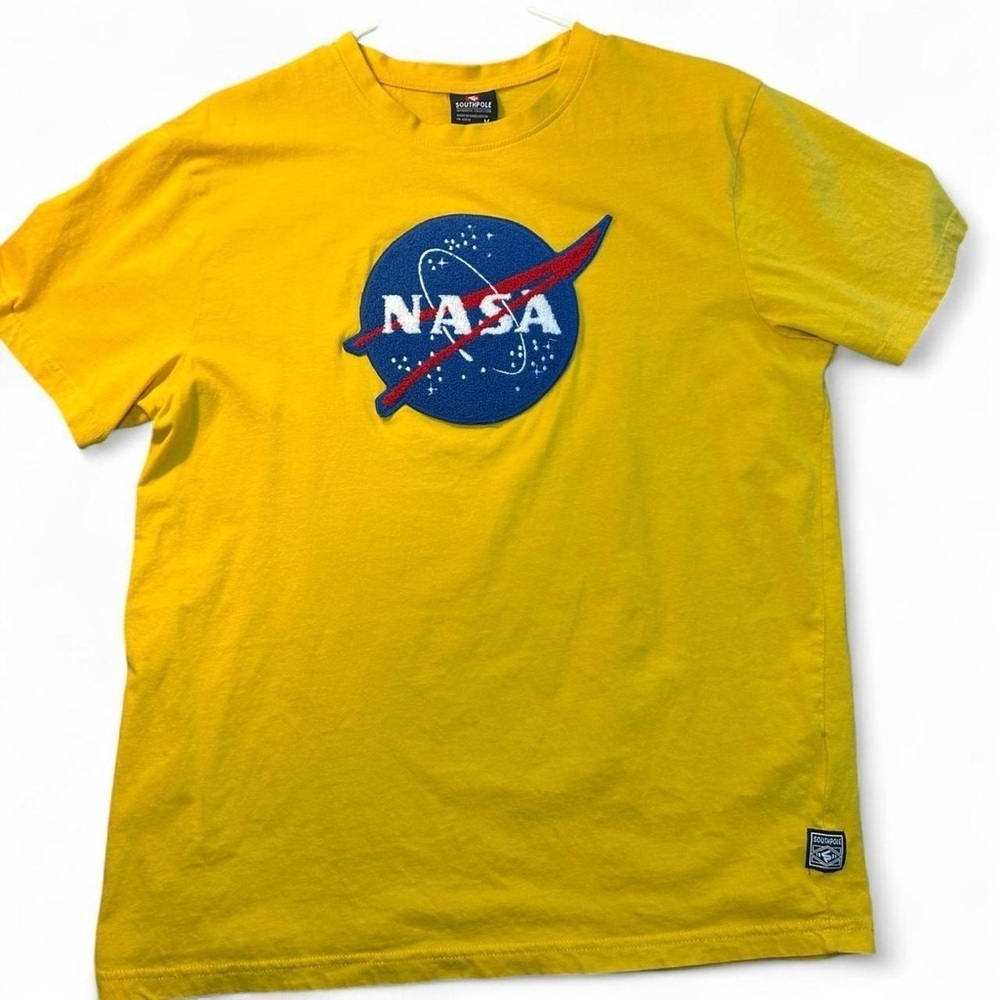 South Pole -NASA Tee — Golden Yellow 🚀